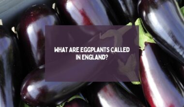 What Are Eggplants Called in England